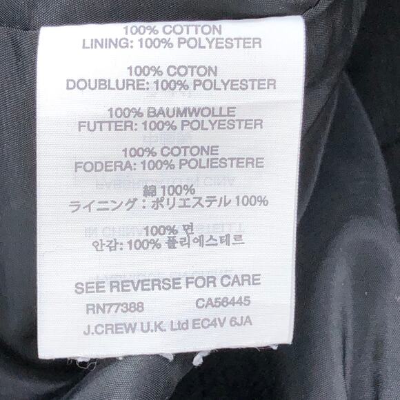 J Crew Womens Size 2 Skirt Pencil Straight Zip Rear Slit Career Black - Picture 12 of 15